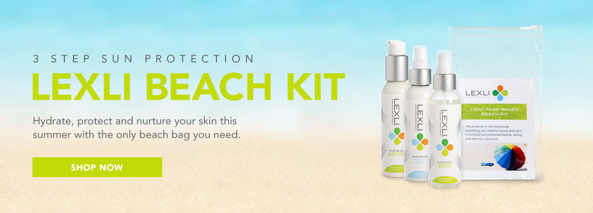 Summer Skin Care Essentials: the Lexli Beach Kit